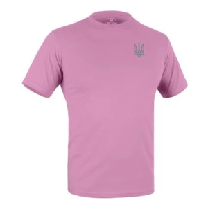 P1G-TAC ФУТБОЛКА С ПРИНТОМ ТРИЗУБ LOGO LIGHT PINK
