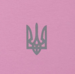 P1G-TAC ФУТБОЛКА С ПРИНТОМ ТРИЗУБ LOGO LIGHT PINK