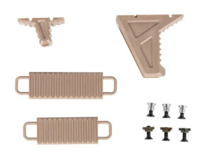 JJ AIRSOFT РУКІВ'Я ПЕРЕНЕСЕННЯ ВОГНЮ A-1392 FRONT GRIP OF THE HAND STOP TYPE FOR KEYMOD/M-LOK TAN