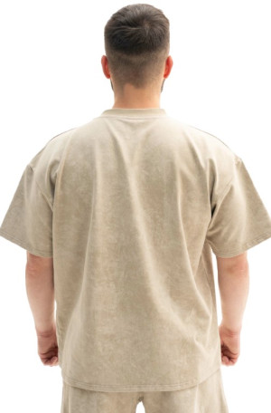 CHAMELEON ФУТБОЛКА OVERSIZE PROTECTOR WASH BROWN