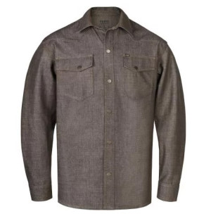 P1G-TAC СОРОЧКА ПОЛЬОВА FABRI DENIM OLIVE MELANGE DENIM