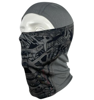KRAMATAN TACTICAL DESIGN БАЛАКЛАВА-НІНДЗЯ ТЕРМІНАТОР COOLMAX GREY 4904