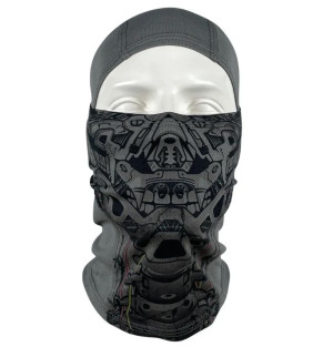 KRAMATAN TACTICAL DESIGN БАЛАКЛАВА-НІНДЗЯ ТЕРМІНАТОР COOLMAX GREY 4904