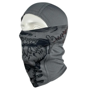 KRAMATAN TACTICAL DESIGN БАЛАКЛАВА-НИНДЗЯ COOLMAX SCULL GREY 4909