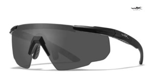 WILEY X ЗАХИСНІ ОКУЛЯРИ SABER ADV. SMOKE MATTE BLACK FRAME W/BAG 18267
