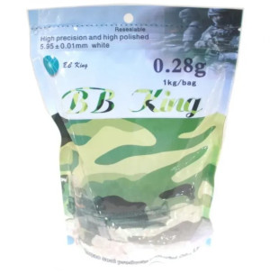 BB KING СТРАЙКБОЛЬНІ КУЛІ 0,28 3570 PCS 1 KG 19593