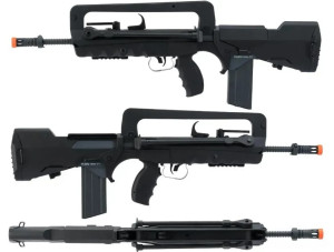 CYBERGUN СТРАЙКБОЛЬНЫЙ АВТОМАТ FAMAS BULLPUP AIRSOFT AEG RIFLE FULLY BLACK 34171