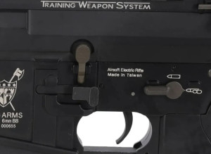 KING ARMS СТРАЙКБОЛЬНИЙ АВТОМАТ M4 TWS KEYMOD DINOSAUR BLACK 34161