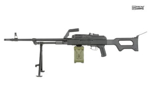 SPECNA ARMS X A&K СТРАЙКБОЛЬНЫЙ ПУЛЕМЕТ SA-PKM EDGE BLACK 33732