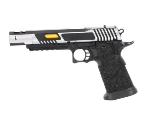 SPECNA ARMS ПІСТОЛЕТ SA-VGP20 VAPOR OPTICS READY AIRSOFT PISTOL BLACK AND SILVER 33715