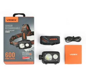 VIDEX НАЛОБНИЙ ЛІХТАР VLF-H189 600LM 5000K 34123