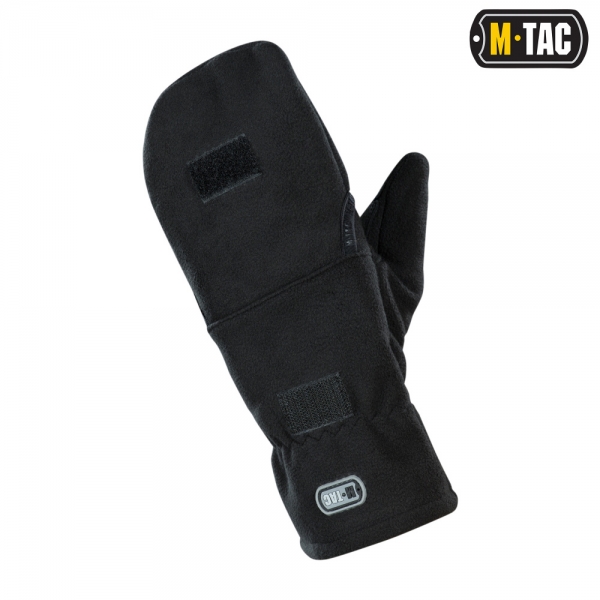 M-TAC ПЕРЧАТКИ БЕСПАЛЫЕ С КЛАПАНОМ WINDBLOCK 295 BLACK