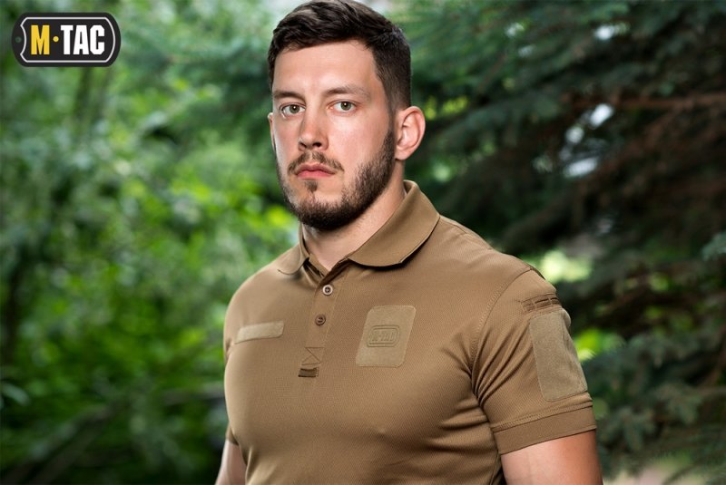M-TAC ПОЛО ELITE TACTICAL COOLMAX COYOTE