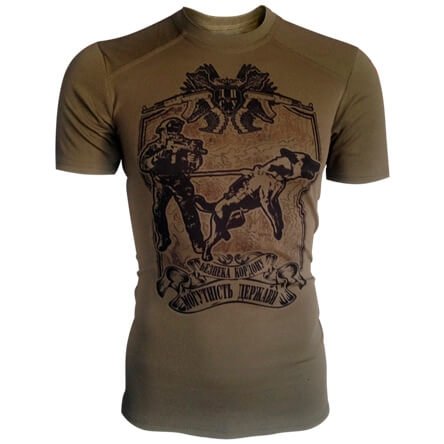 KRAMATAN TACTICAL DESIGN ФУТБОЛКА ДПСУ COOLMAX OLIVE