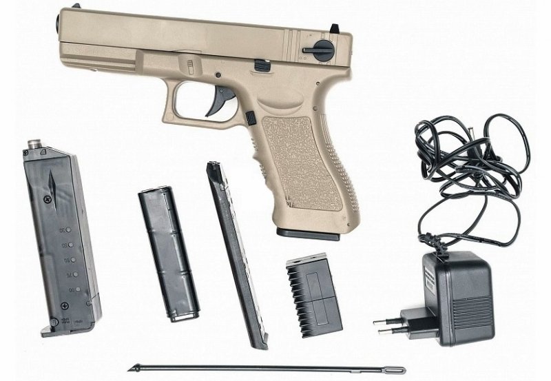 CYMA ПІСТОЛЕТ GLOCK 18C AEP TAN CM.030 3290
