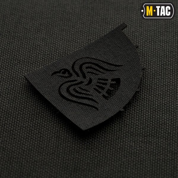 M-TAC НАШИВКА ЗНАМЯ ВОРОНА СКВОЗНАЯ LASER CUT BLACK