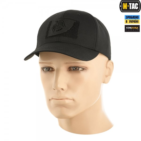 M-TAC НАШИВКА ЗНАМЯ ВОРОНА СКВОЗНАЯ LASER CUT BLACK