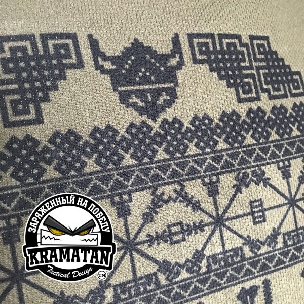 KRAMATAN TACTICAL DESIGN ФУТБОЛКА FUCK CALM COOLMAX OLIVE