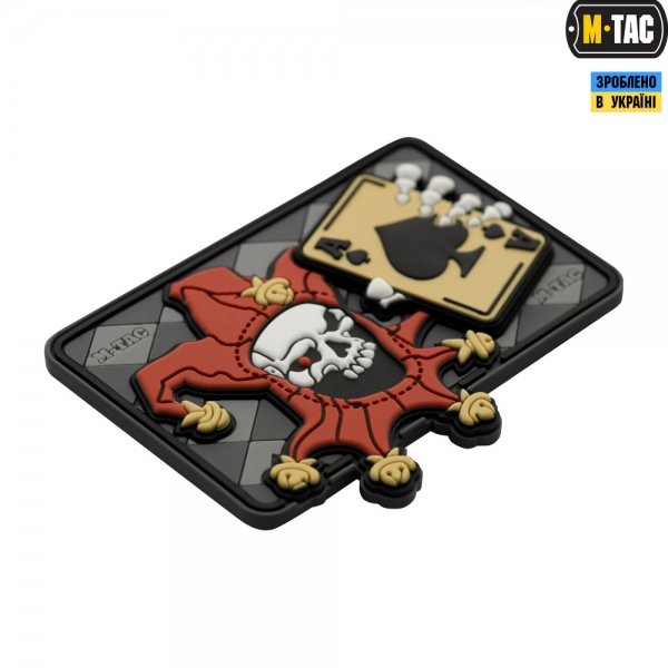 M-TAC НАШИВКА JOKER SKULL 3D PVC