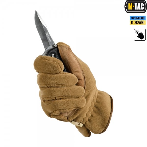 M-TAC РУКАВИЦІ WINTER PREMIUM FLEECE COYOTE