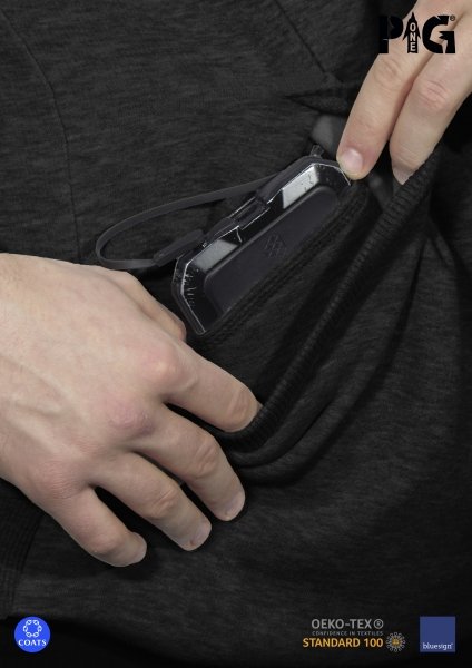 P1G-TAC ТОВСТОВКА HUNTMAN BLACK/GRAPHITE UA281-29912-GT-BK