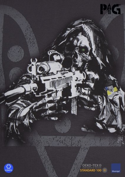 P1G-TAC ФУТБОЛКА SPECIAL FORCE SNIPER GRAPHITE UA281-29891-GT-SN