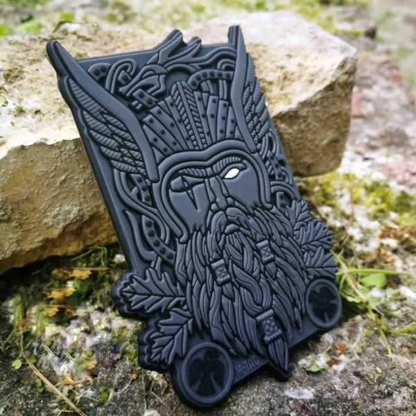 M-TAC НАШИВКА ODIN 3D PVC DARK GREY