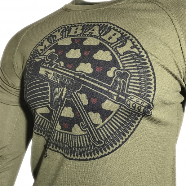 KRAMATAN TACTICAL DESIGN ЛОНГСЛИВ MY BABY COOLMAX OLIVE