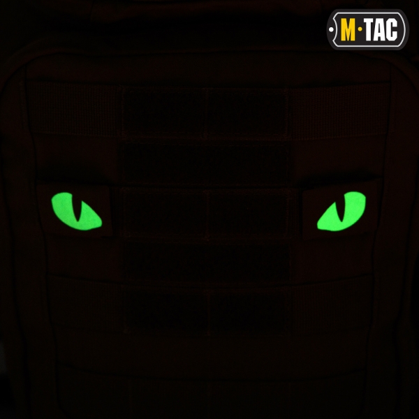 M-TAC НАШИВКА TIGER EYES (ПАРА) BLACK