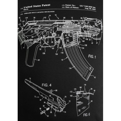 P1G-TAC ТОЛСТОВКА БЕЗ КАПЮШОНА AK-47 RIFLE LEGEND BLACK UA281-29911-BK-AK47-NG