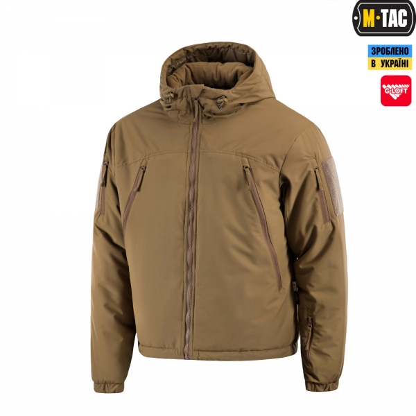 M-TAC КУРТКА ЗИМНЯЯ ALPHA GEN.III COYOTE BROWN (БЕЗ ВСТАВОК)