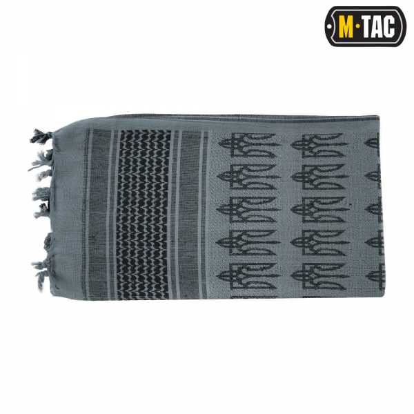 M-TAC ШАРФ ШЕМАГ С ТРИЗУБОМ GREY/BLACK