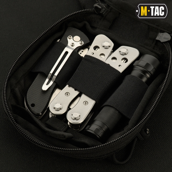 M-TAC СУМКА-КОБУРА ПОЯСНА ELITE GEN.II З ЛИПУЧКОЮ BLACK