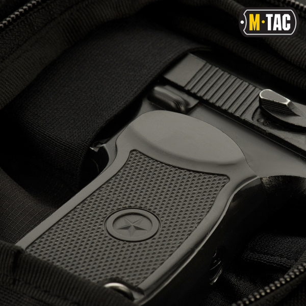 M-TAC СУМКА-КОБУРА ПОЯСНА ELITE GEN.II З ЛИПУЧКОЮ BLACK