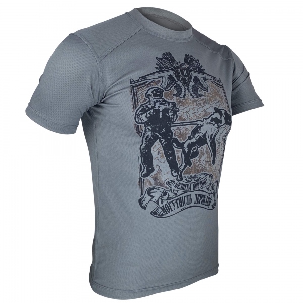 KRAMATAN TACTICAL DESIGN ФУТБОЛКА ДПСУ COOLMAX GREY