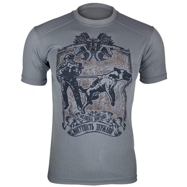 KRAMATAN TACTICAL DESIGN ФУТБОЛКА ДПСУ COOLMAX GREY