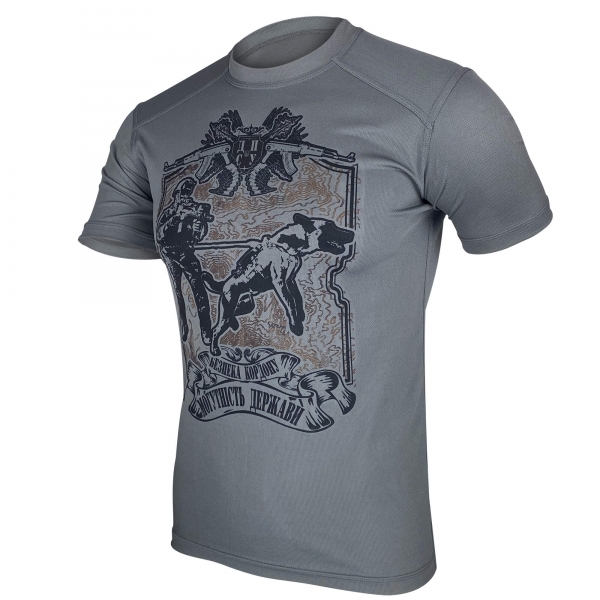 KRAMATAN TACTICAL DESIGN ФУТБОЛКА ДПСУ COOLMAX GREY