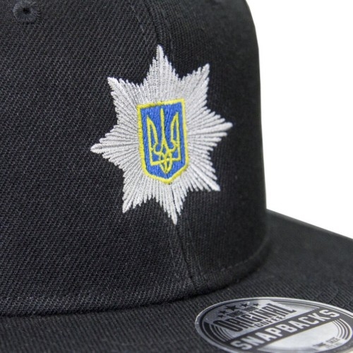 P1G-TAC БЕЙСБОЛКА ПОЛІЦІЯ SNAP BACK BLACK UA281-2021-BK-PL