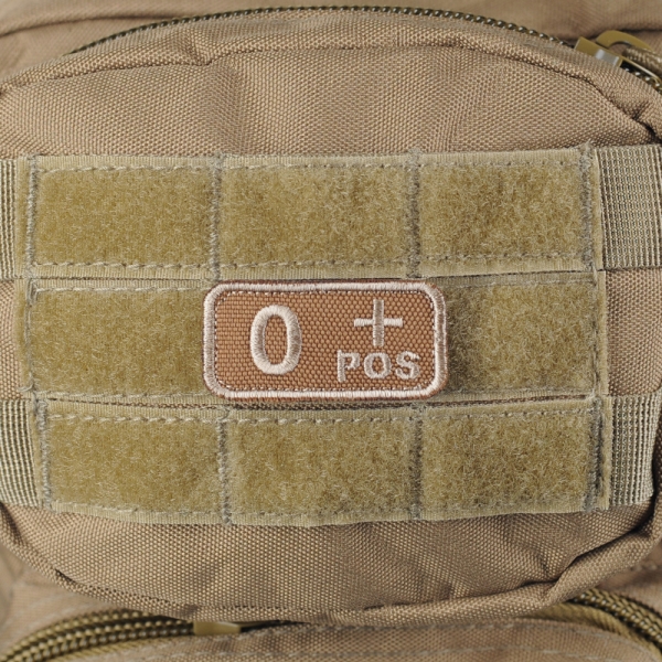M-TAC НАШИВКА ГРУПА КРОВІ O+ POS ХАКІ
