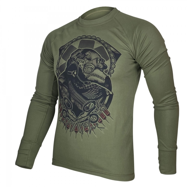 KRAMATAN TACTICAL DESIGN ЛОНГСЛІВ ЧУМНИЙ ЛІКАР COOLMAX OLIVE