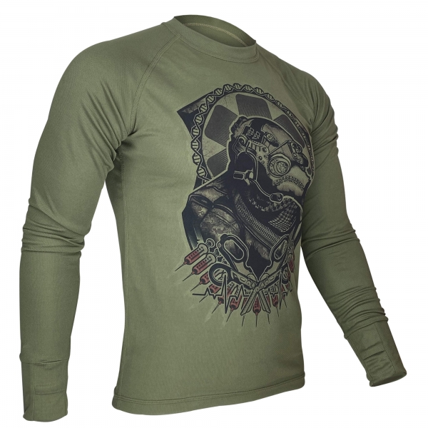 KRAMATAN TACTICAL DESIGN ЛОНГСЛІВ ЧУМНИЙ ЛІКАР COOLMAX OLIVE