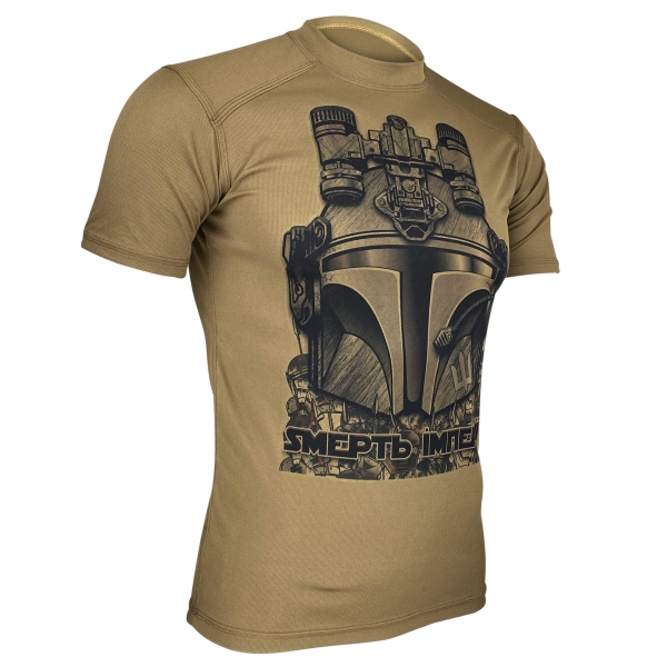KRAMATAN TACTICAL DESIGN ФУТБОЛКА MANDALORIAN COYOTE